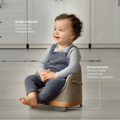 Cadeirinha de Alimentação Portátil 2 em 1 Maxi-Cosi Jay Elegance Beige - Estabilidade e segurança
